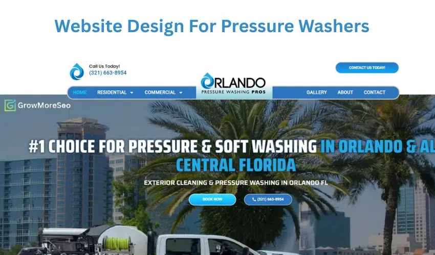 Website Design For Pressure Washers